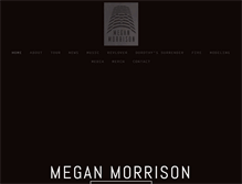 Tablet Screenshot of meganmorrisonmusic.com